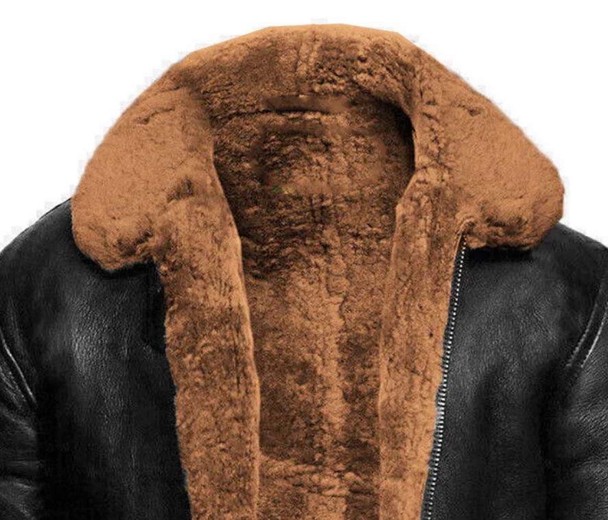 Lederjacke Damen Shearling Lederschutz