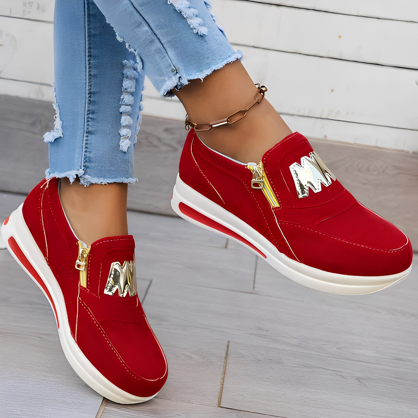Damen Sneaker Schuhe Stilvoll Frauen
