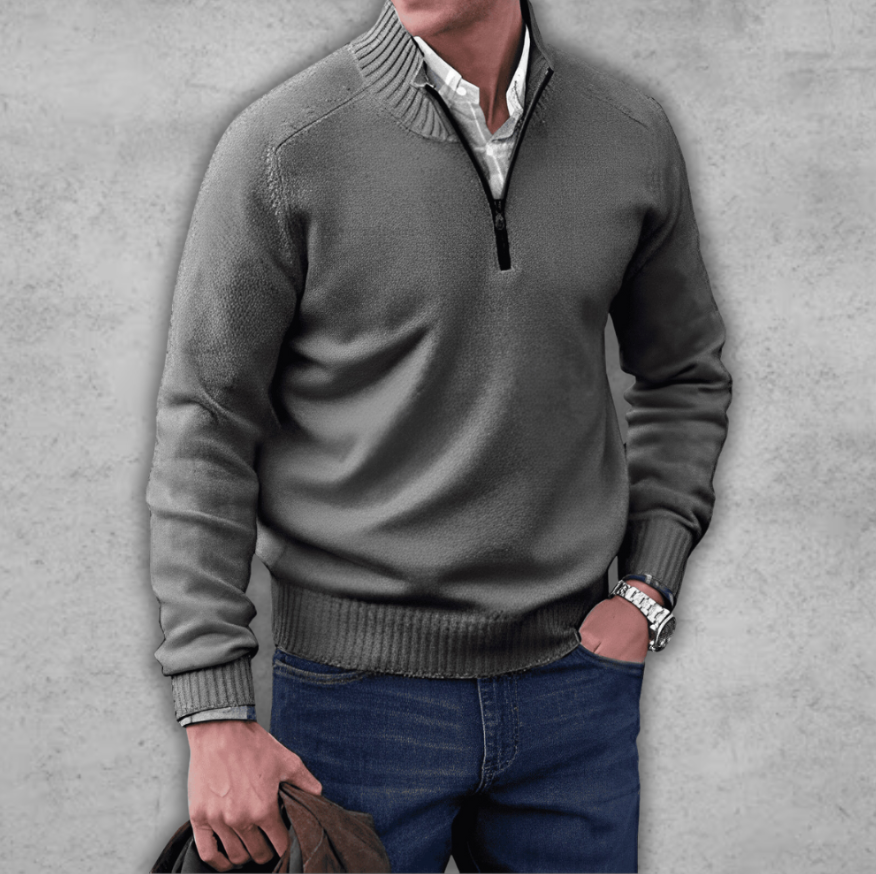 Herren Pullover Baumwolle Elegant Bequem