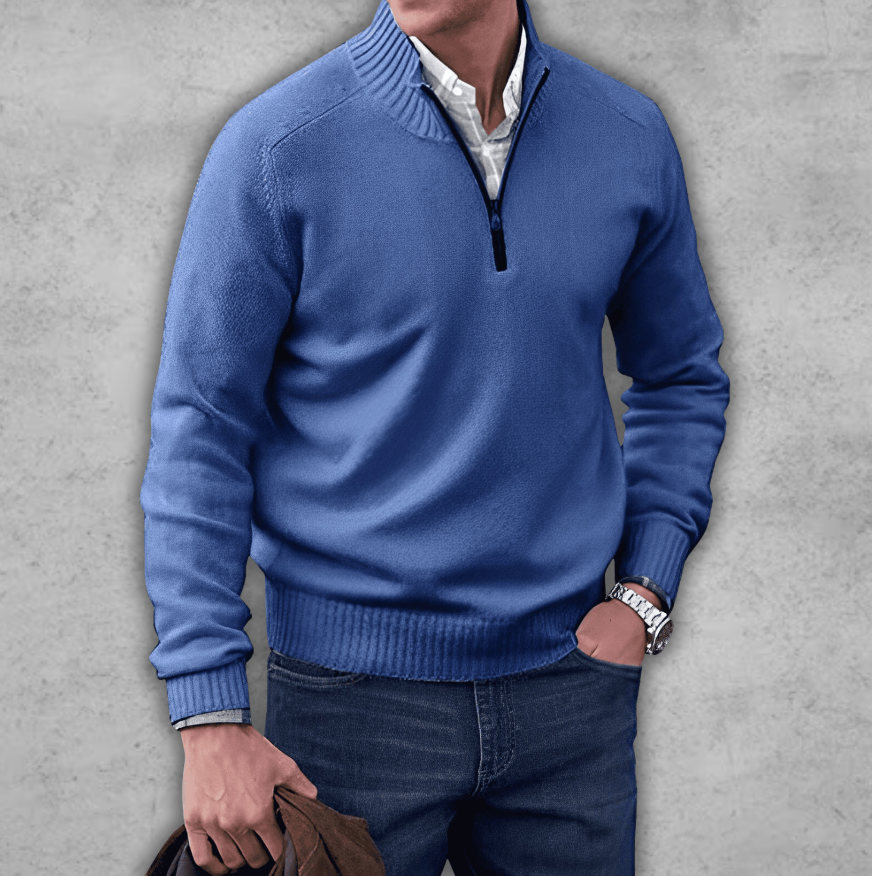 Herren Pullover Baumwolle Elegant Bequem