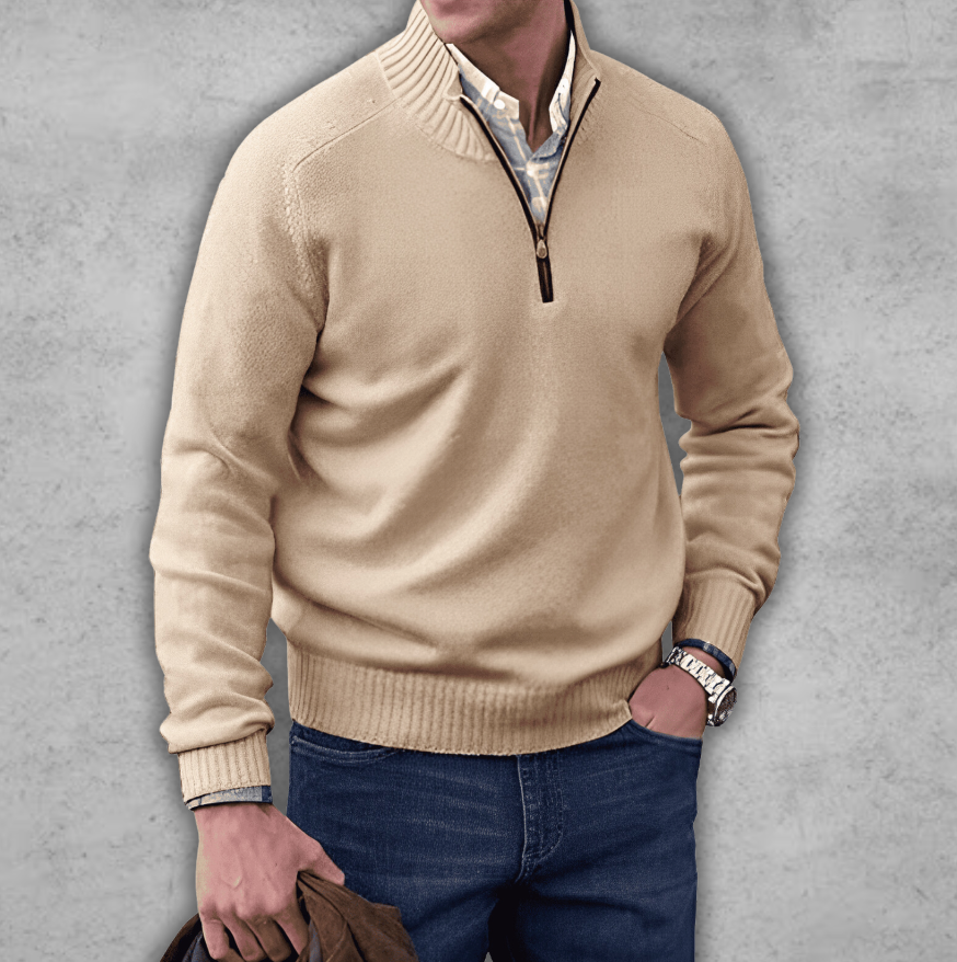 Herren Pullover Baumwolle Elegant Bequem - Norvielle