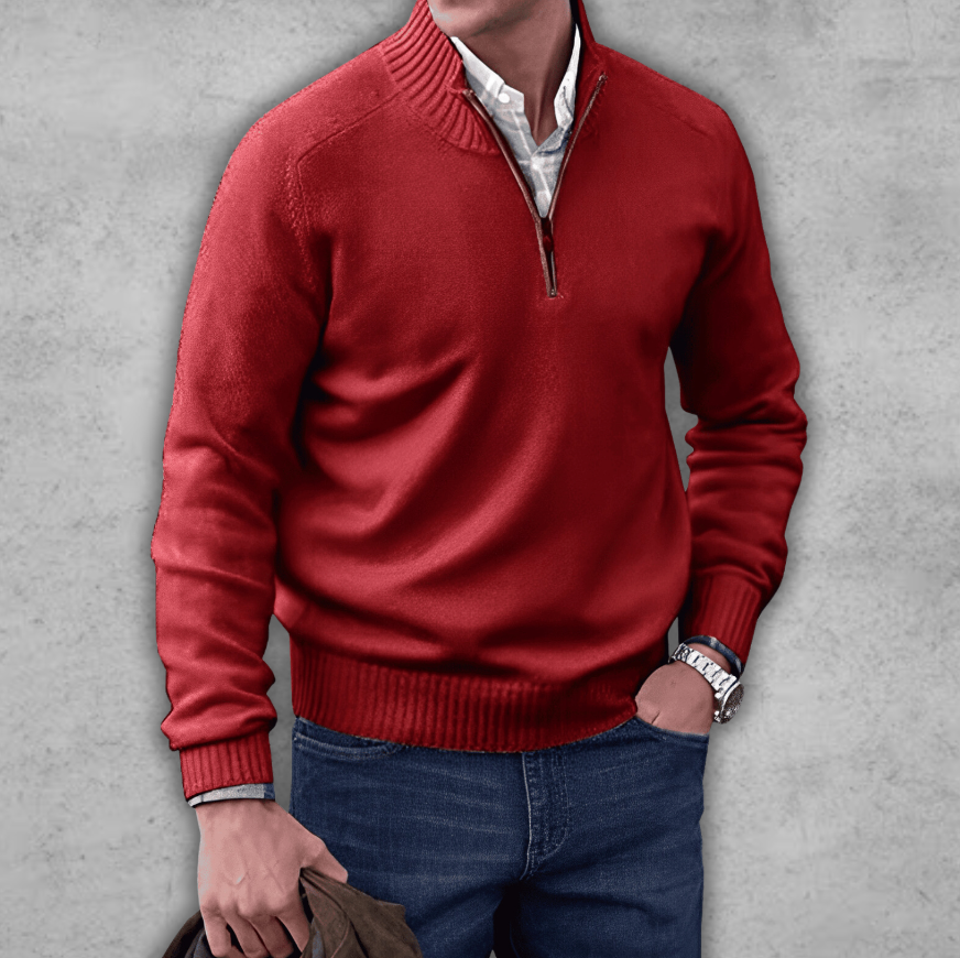 Herren Pullover Baumwolle Elegant Bequem