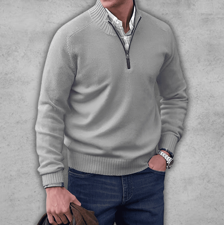 Herren Pullover Baumwolle Elegant Bequem