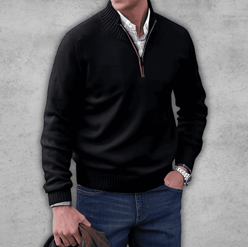 Herren Pullover Baumwolle Elegant Bequem
