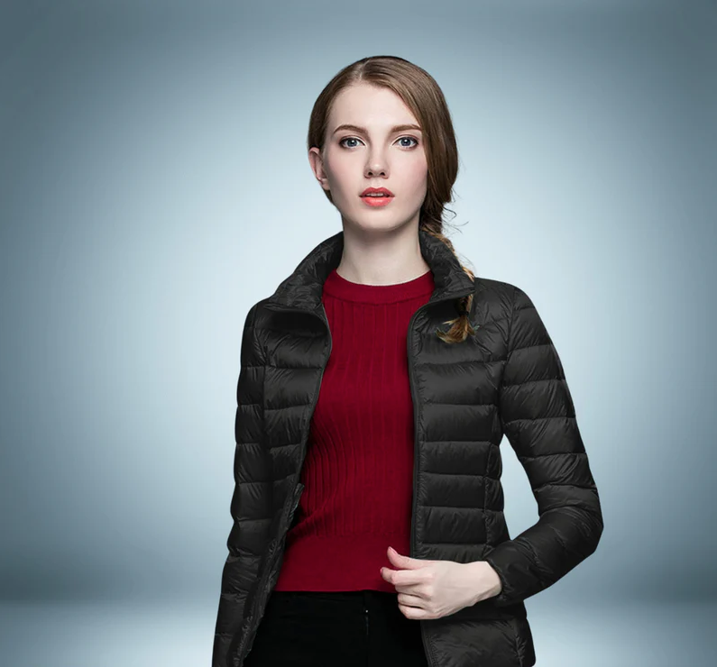 Daunenjacke Damen Warme Winterjacke