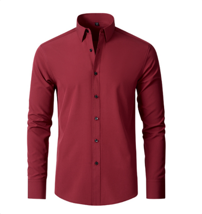 Herren Komfort-Hemd aus Stretch-Material Knitterfrei Modern