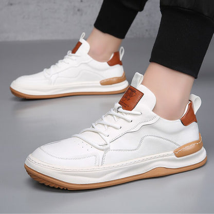 Damen Lederstiefel Heidi Stil Braun