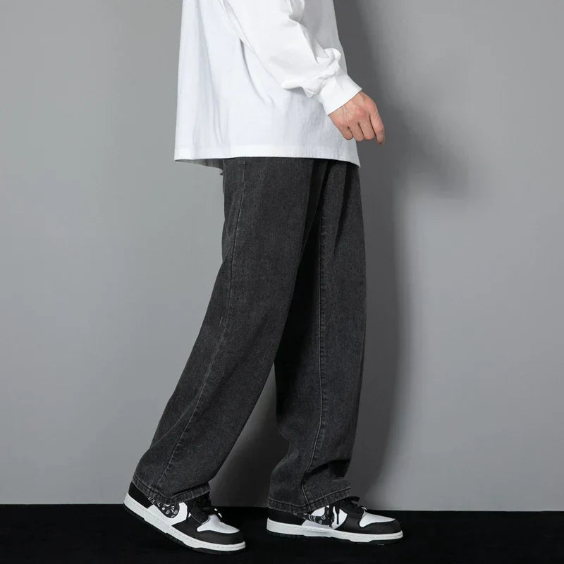 Herren Relaxed Fit Jeans Weitbein