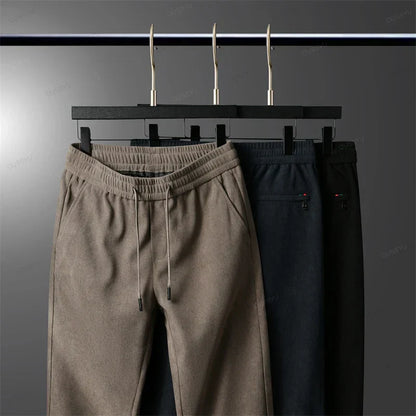 Herren Cordhose Stilvoll Bequem Grau