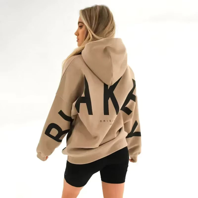 Oversized Sweatshirt Damen Groß Modern