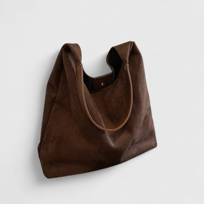 Damen Schultertasche Minimalistisch Leder
