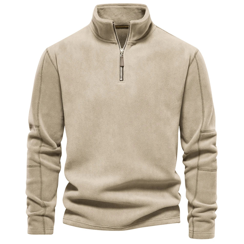 Damen Fleece Rollkragenpullover Warm