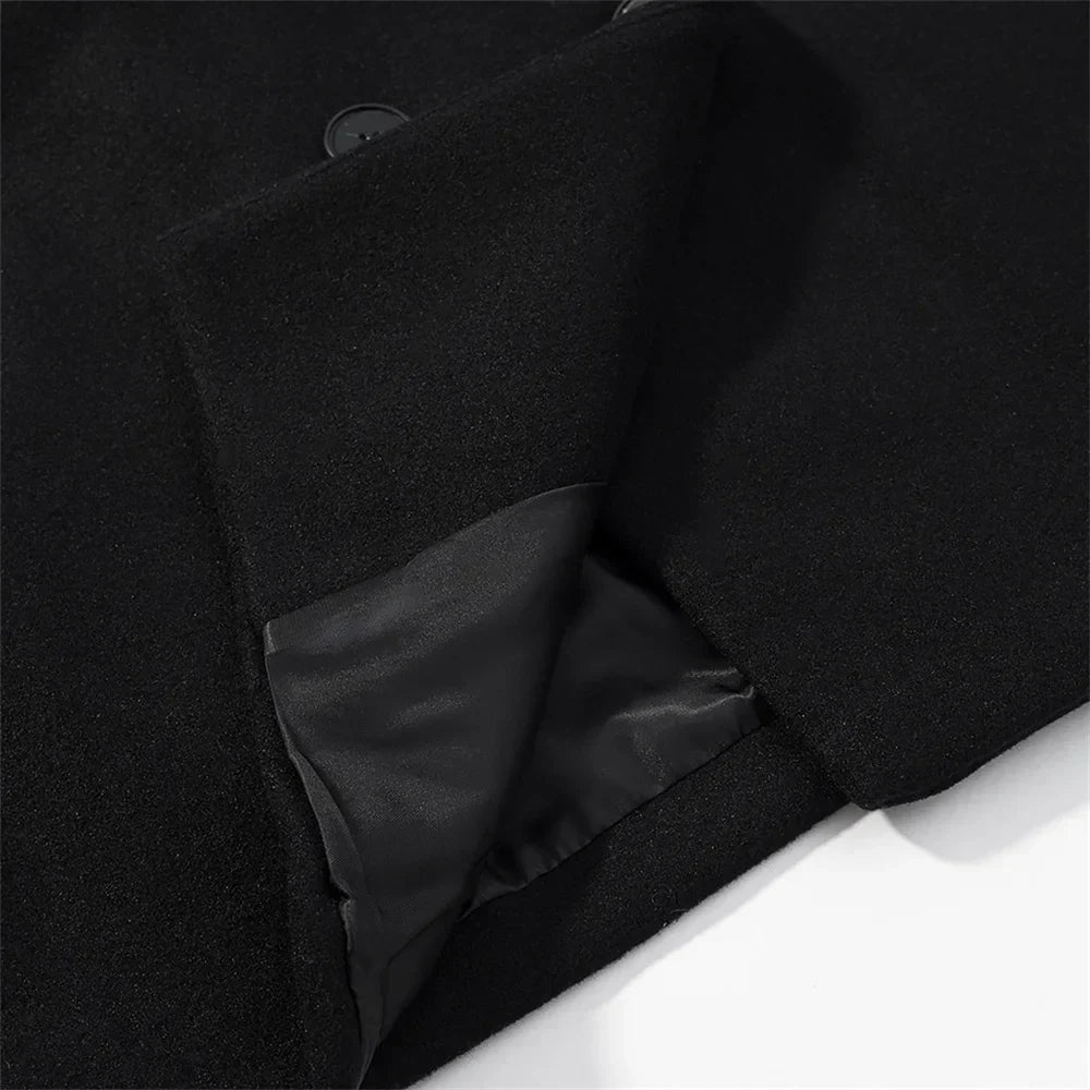 Damen Oversized Jacke Doppelreihig