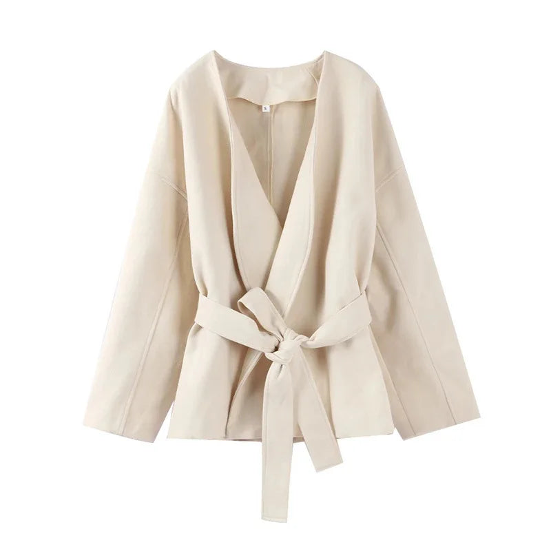 Damenjacke Gürtel Herbst/Winter Modell