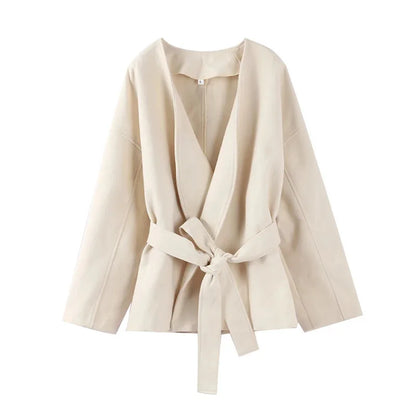 Damenjacke Gürtel Herbst/Winter Modell