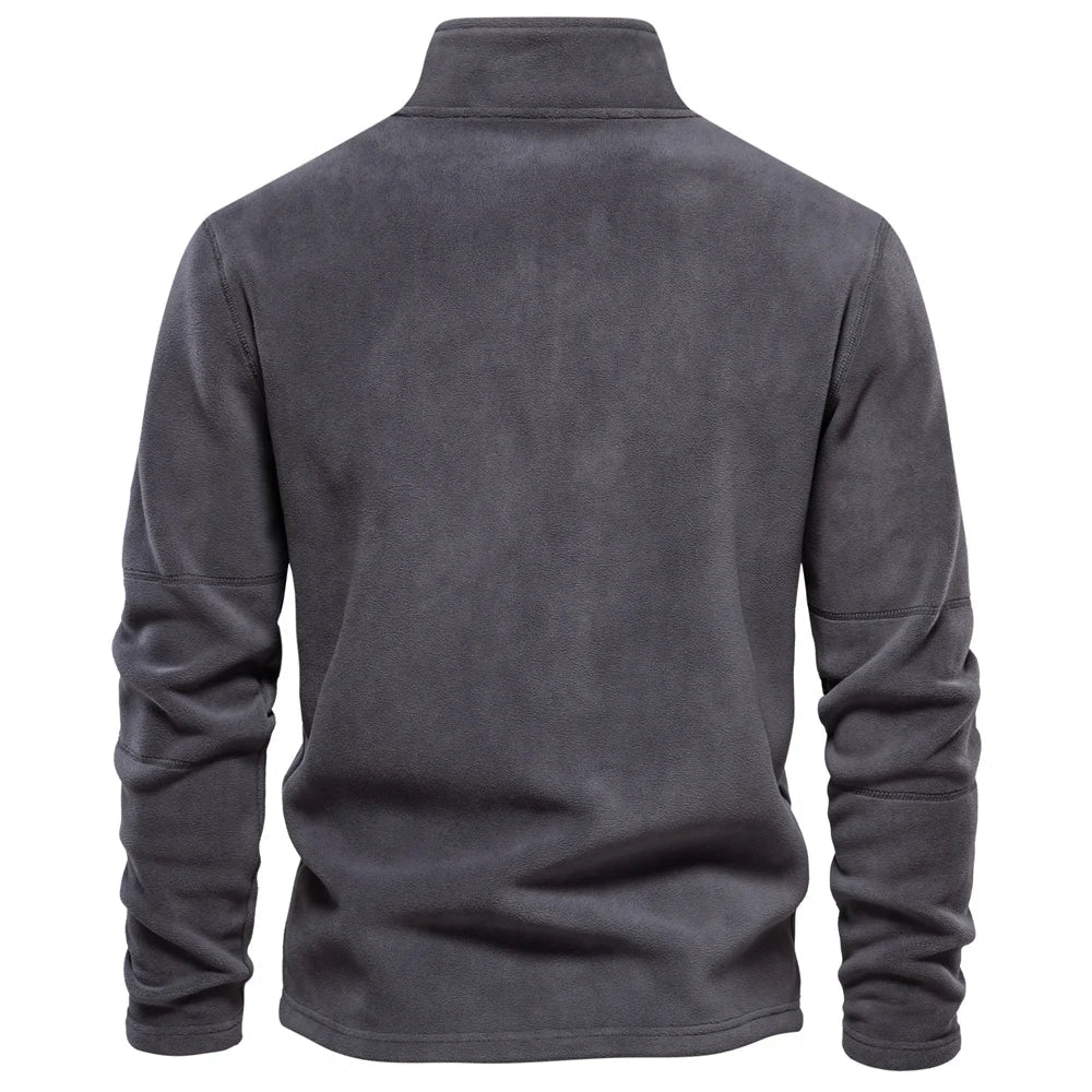 Damen Fleece Rollkragenpullover Warm