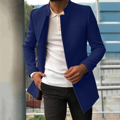 Herren Slimfit Mantel Modern