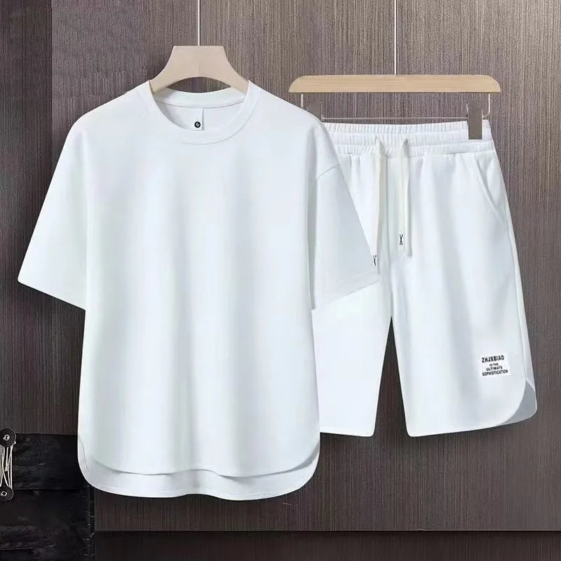 Herren Zweiteiler Set Baumwolle Bequem