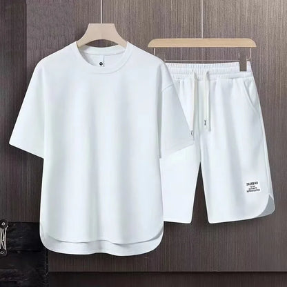 Herren Zweiteiler Set Baumwolle Bequem