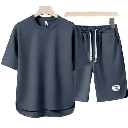 Herren Zweiteiler Set Baumwolle Bequem