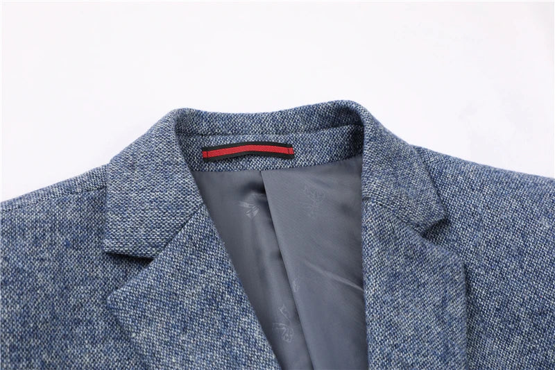 Herren Blazer Slim Fit Grau