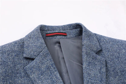 Herren Blazer Slim Fit Grau