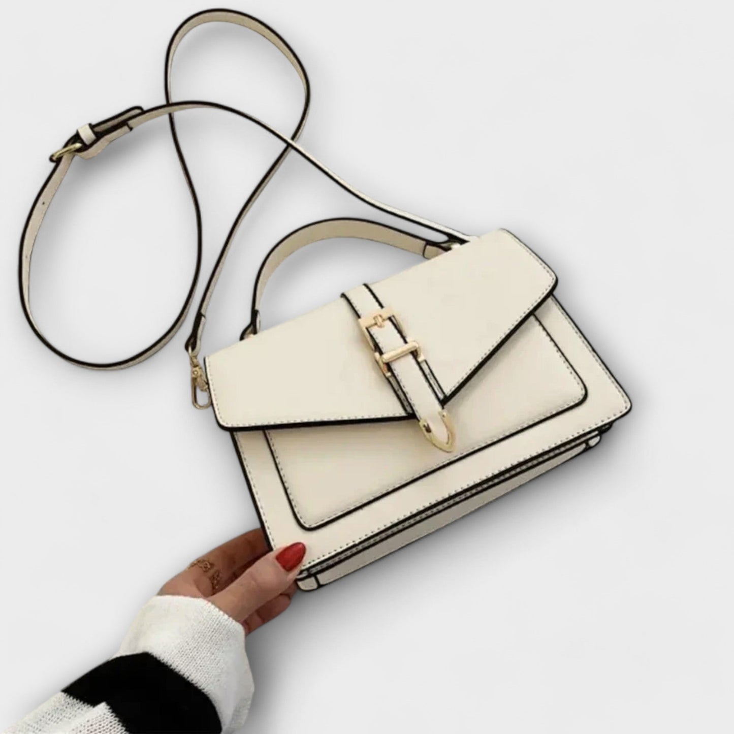 Damen Schultertasche Leder Elegantes Design