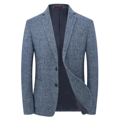 Herren Blazer Slim Fit Grau
