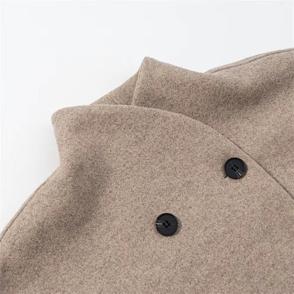 Damen Oversized Jacke Doppelreihig