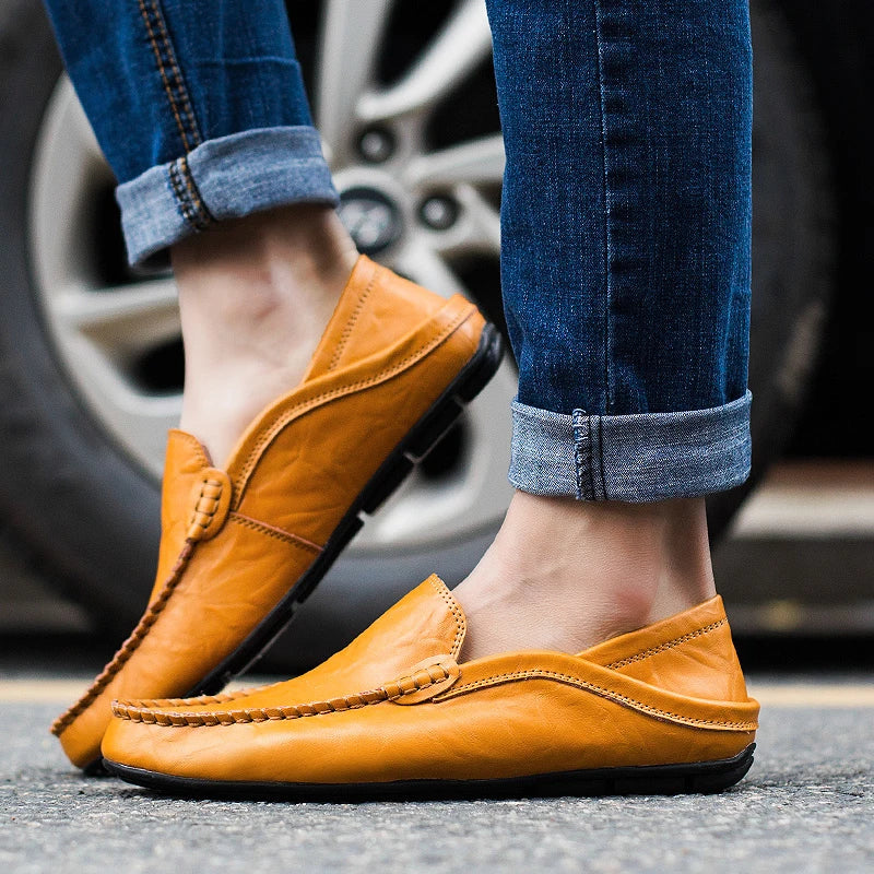 Herren Lederloafer Echtleder Qualität