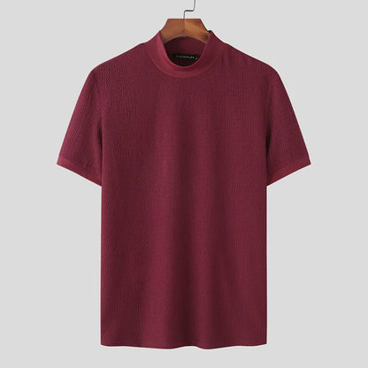 Herren Slim Fit Kurzarmshirt Modern Paolo