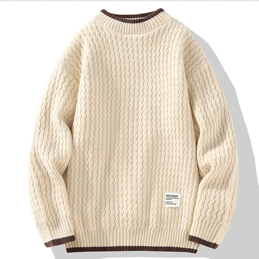 Herren Strickpullover Strukturiert Modern - Norvielle
