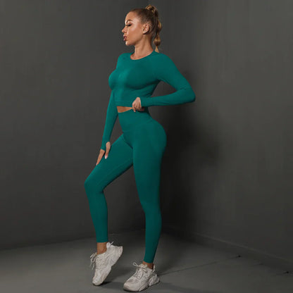 Damen Sportset Nahtlos Komfortabel