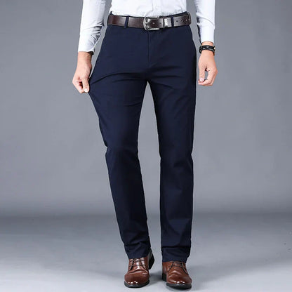 Herren Anzughosen Slim Fit Schlanke Qualität