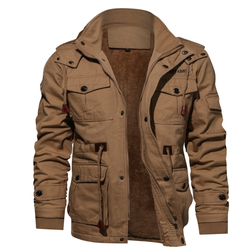 Herren Samtjacke Warm Elegant Schwarz - Norvielle