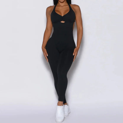 Damen Sport-Overall Rückenfrei Bequem