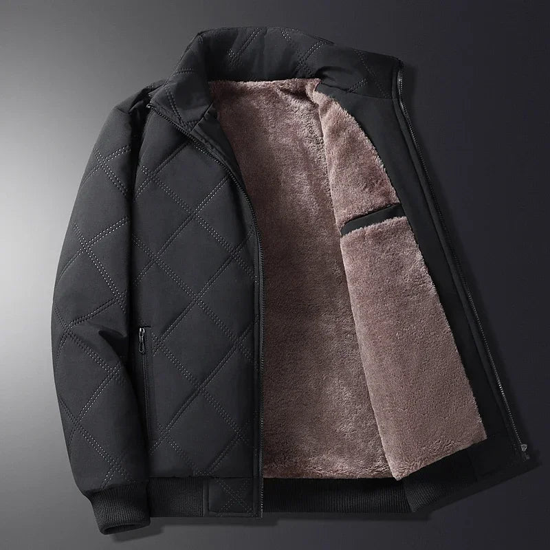 Herren Fleecejacke Warme Winterjacke