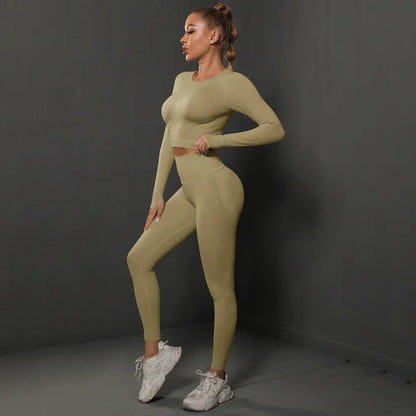 Damen Sportset Nahtlos Komfortabel
