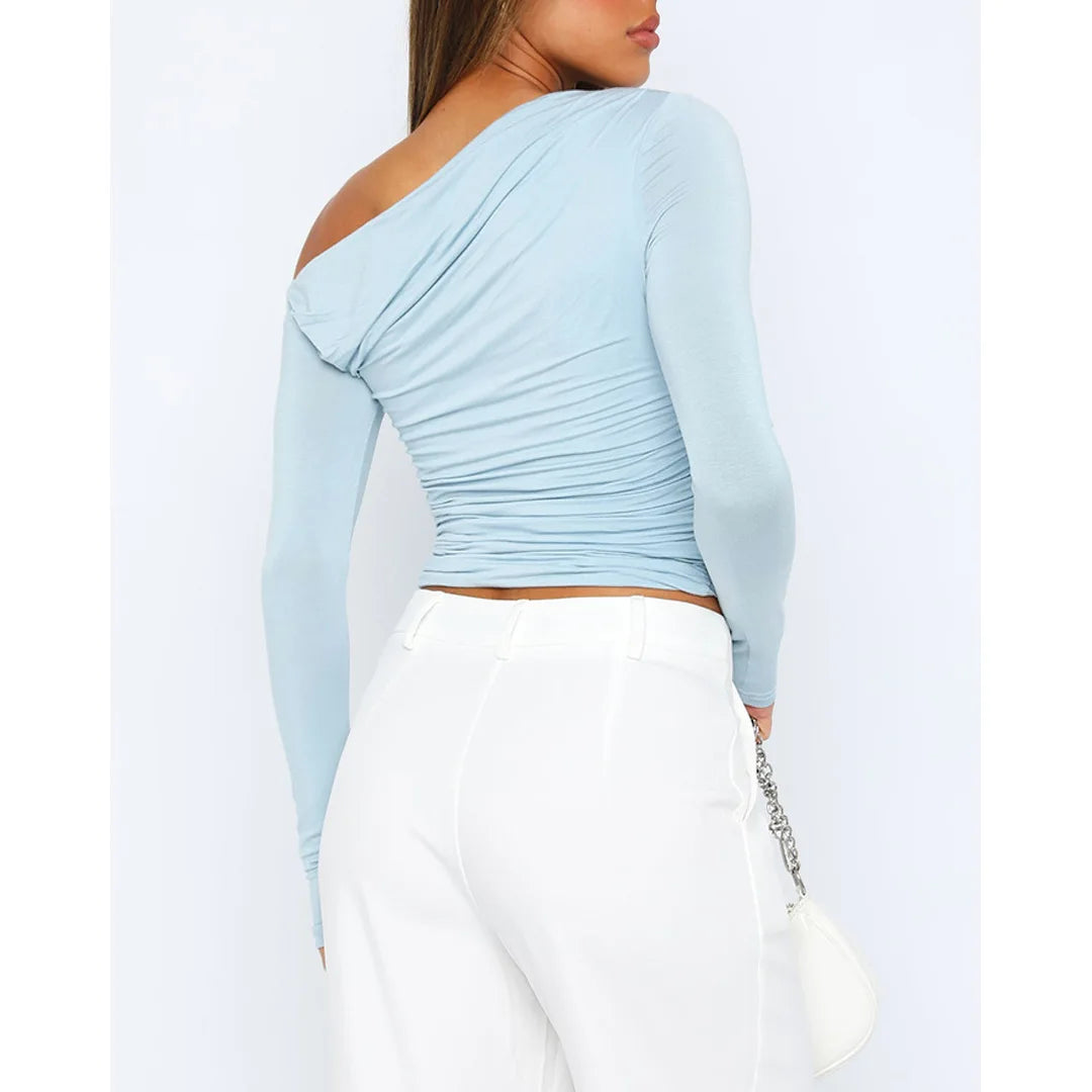 Damen Langarmtop Modern Twisted Design