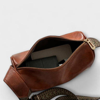 Damen Schultertasche Alltag Ledertasche