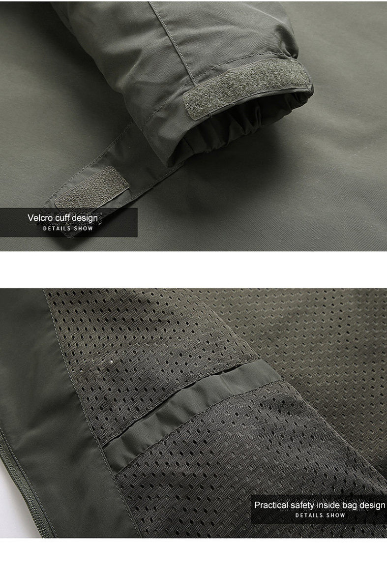 Männer Softshell Regenjacke Wasserdicht