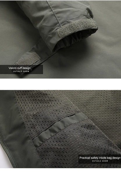 Männer Softshell Regenjacke Wasserdicht