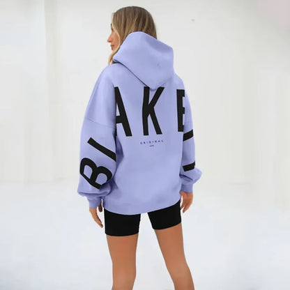 Oversized Sweatshirt Damen Groß Modern