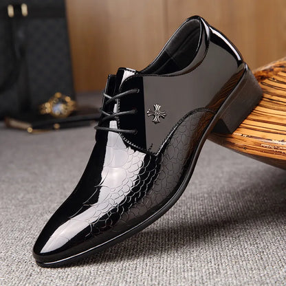 Damen Oxford Schuhe Schwarz Leder - Norvielle