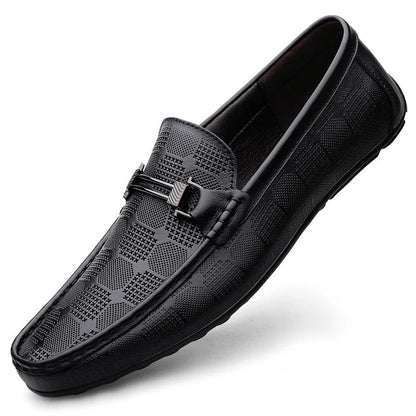 Italienische Herren Lederloafer Echtleder