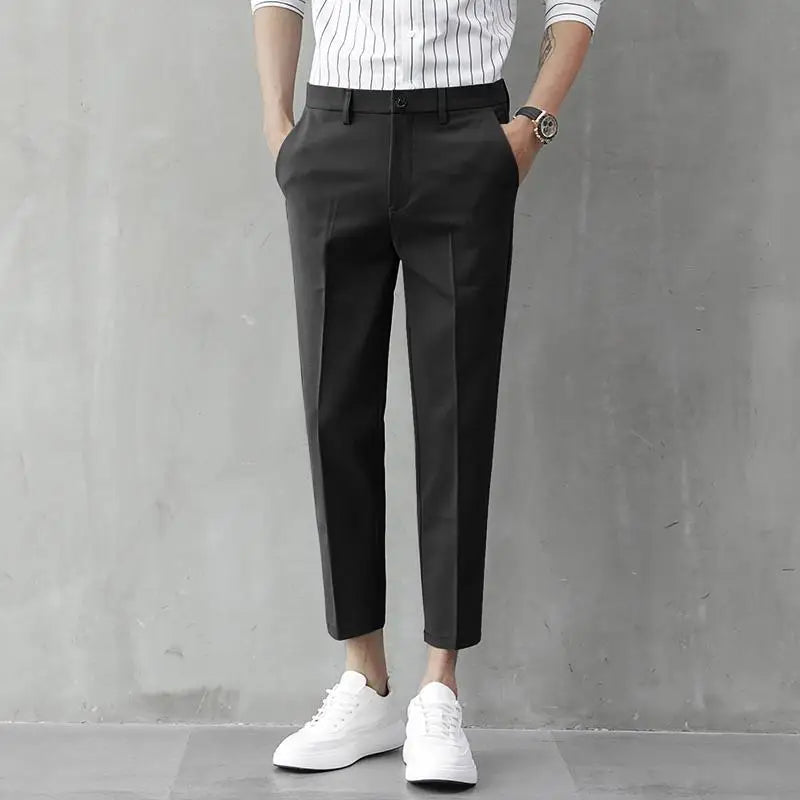 Herren Slim-Fit-Hose Elegant Zeitlos