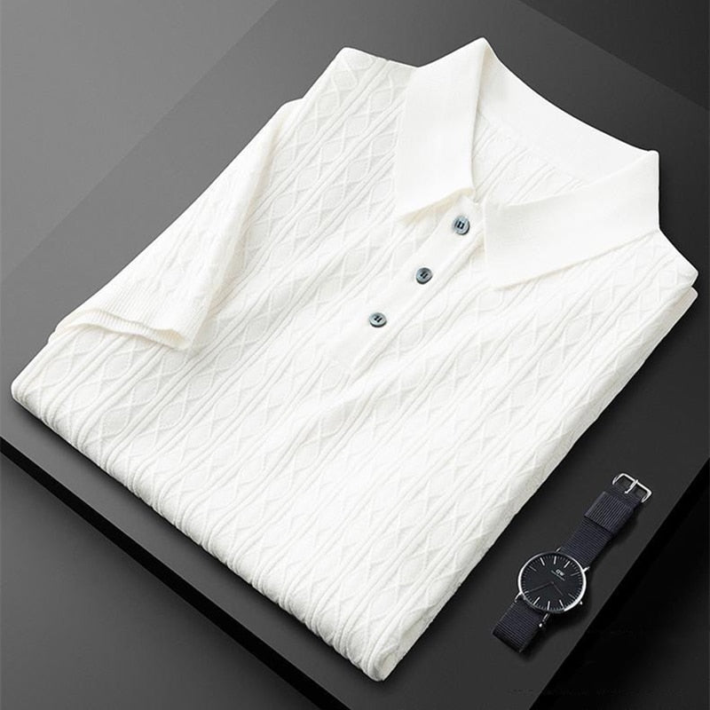 Herren Polo Slim Fit Shirt Qualität