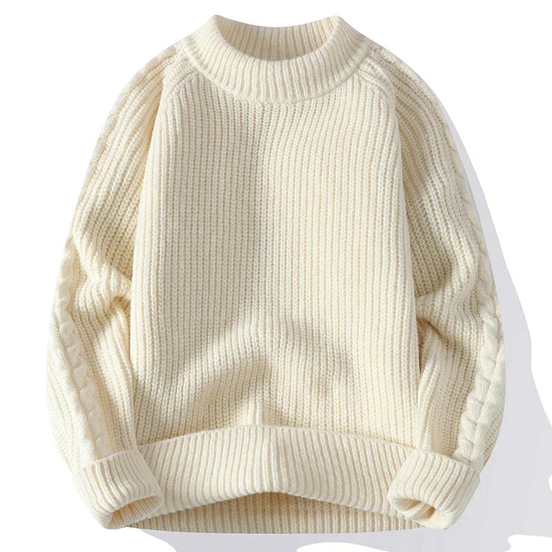 Herren Grobstrick Pullover Klassisch