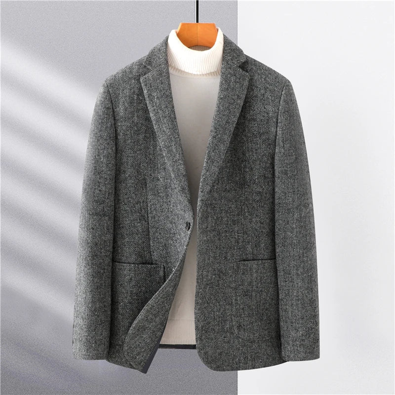 Herren Blazer Slim Fit Grau - Norvielle