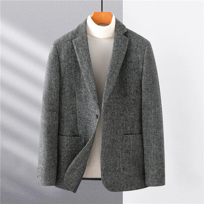 Herren Blazer Slim Fit Grau - Norvielle